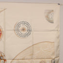HERMES Carre 90 Scarf Silk Beige Auth ki6723M-15