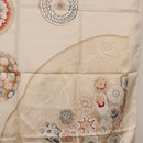 HERMES Carre 90 Scarf Silk Beige Auth ki6723M-18