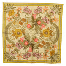 HERMES Carre 90 Scarf Silk Yellow Auth ki6725-1