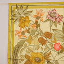 HERMES Carre 90 Scarf Silk Yellow Auth ki6725-2