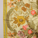 HERMES Carre 90 Scarf Silk Yellow Auth ki6725-5