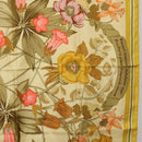 HERMES Carre 90 Scarf Silk Yellow Auth ki6725-7