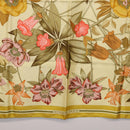HERMES Carre 90 Scarf Silk Yellow Auth ki6725-9