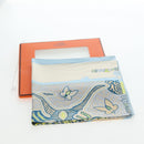 HERMES Carre 90 Scarf Silk ”LEGENDE KUNA PEUPLE DE PANAMA"" Blue Auth ki6728M-18