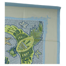 HERMES Carre 90 Scarf Silk ”LEGENDE KUNA PEUPLE DE PANAMA"" Blue Auth ki6728M-4