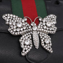 GUCCI Bijou Butterfly Hand Bag Leather 2way 505342 Auth ki6730V-16