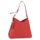 GUCCI Hobo Shoulder Bag Leather Orange Gold Tone 336659 Auth ki6731V-1