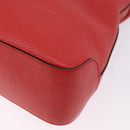 GUCCI Hobo Shoulder Bag Leather Orange Gold Tone 336659 Auth ki6731V-13
