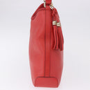 GUCCI Hobo Shoulder Bag Leather Orange Gold Tone 336659 Auth ki6731V-5