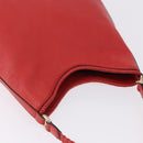GUCCI Hobo Shoulder Bag Leather Orange Gold Tone 336659 Auth ki6731V-6