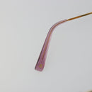 LOUIS VUITTON Desmayo Rectangle Sunglasses Metal Pink Gold Z0089U Auth ki6735M-15