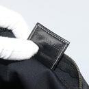 FENDI Zucchino Canvas Hand Bag Black Silver 8BH031 Auth ki6737-22
