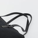 FENDI Zucchino Canvas Hand Bag Black Silver 8BH031 Auth ki6737-8