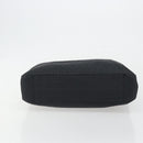 FENDI Zucchino Canvas Hand Bag Black Silver 8BH031 Auth ki6737-9