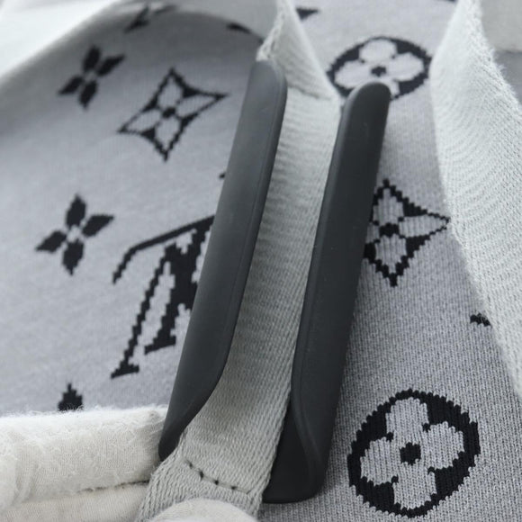 LOUIS VUITTON Monogram Jacquard Knit Horizon Soft 2R55 Gray M20129 Auth ki6739M