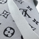 LOUIS VUITTON Monogram Jacquard Knit Horizon Soft 2R55 Gray M20129 Auth ki6739M-27