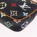 LOUIS VUITTON Monogram Multicolor Pochette Accessoires Black M92648 Auth ki6740M-19