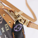 LOUIS VUITTON Monogram Multicolor Pochette Accessoires Black M92648 Auth ki6740M-20