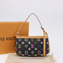 LOUIS VUITTON Monogram Multicolor Pochette Accessoires Black M92648 Auth ki6740M-12