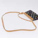 LOUIS VUITTON Monogram Multicolor Pochette Accessoires Black M92648 Auth ki6740M-8