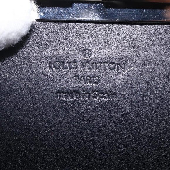LOUIS VUITTON Damier Vernis Anjou PM Shoulder Bag Black M92112 LV Auth ki6743V