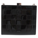 LOUIS VUITTON Damier Vernis Anjou PM Shoulder Bag Black M92112 LV Auth ki6743V-2