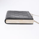 LOUIS VUITTON Damier Vernis Anjou PM Shoulder Bag Black M92112 LV Auth ki6743V-4