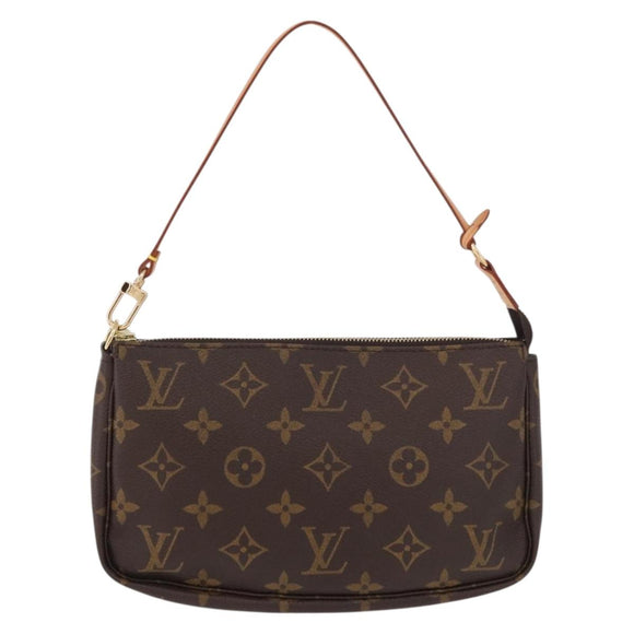 LOUIS VUITTON Monogram Pochette Accessoires Pouch M51980 LV Auth ki6744M
