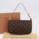 LOUIS VUITTON Monogram Pochette Accessoires Pouch M51980 LV Auth ki6744M-21