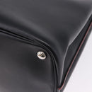 PRADA Hand Bag Leather 2way Black Silver Auth ki6745M-13