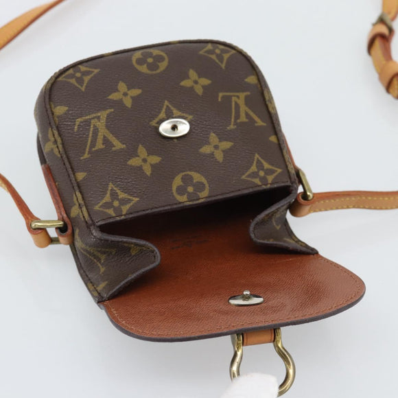 LOUIS VUITTON Monogram Bebe Saint Cloud Shoulder Bag M51245 LV Auth ki6746V