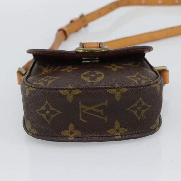LOUIS VUITTON Monogram Bebe Saint Cloud Shoulder Bag M51245 LV Auth ki6746V