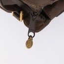 GUCCI GG Supreme Shoulder Bag PVC Beige Gold Auth ki6747-8