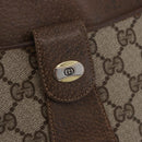 GUCCI GG Supreme Shoulder Bag PVC Beige Gold Auth ki6747-19