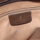 GUCCI GG Supreme Shoulder Bag PVC Beige Gold Auth ki6747-20