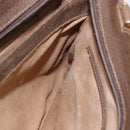 GUCCI GG Supreme Shoulder Bag PVC Beige Gold Auth ki6747-24