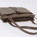 GUCCI GG Supreme Shoulder Bag PVC Beige Gold Auth ki6747-6