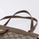 GUCCI GG Supreme Shoulder Bag PVC Beige Gold Auth ki6747-14
