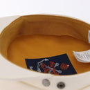 HERMES Casquette Hat Canvas White Auth ki6748M-12