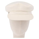 HERMES Casquette Hat Canvas White Auth ki6748M-2