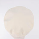 HERMES Casquette Hat Canvas White Auth ki6748M-7