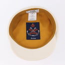 HERMES Casquette Hat Canvas White Auth ki6748M-8