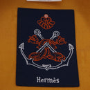 HERMES Casquette Hat Canvas White Auth ki6748M-9