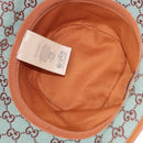 GUCCI GG Canvas Bucket Hat M Beige Gold Auth ki6749M-11