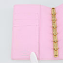 LOUIS VUITTON Multicolor Agenda PM Day Planner Cover White R21074 Auth ki6750M-19