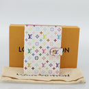 LOUIS VUITTON Multicolor Agenda PM Day Planner Cover White R21074 Auth ki6750M-12