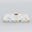 LOUIS VUITTON Multicolor Agenda PM Day Planner Cover White R21074 Auth ki6750M-4