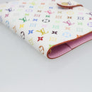 LOUIS VUITTON Multicolor Agenda PM Day Planner Cover White R21074 Auth ki6750M-15