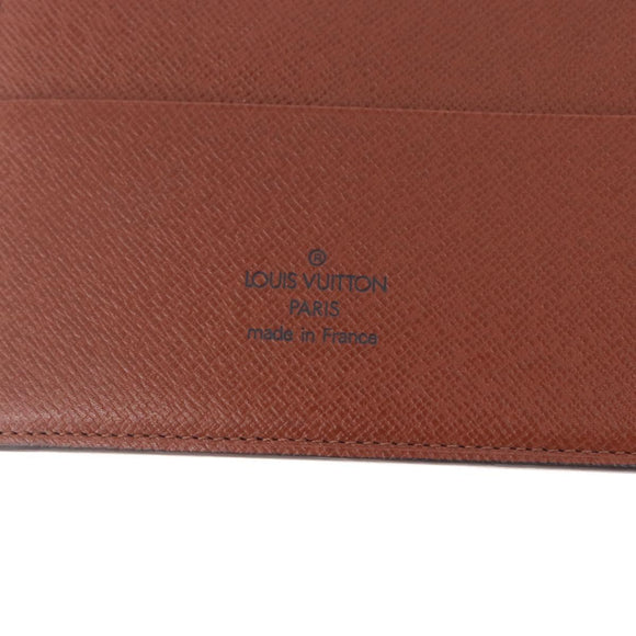 LOUIS VUITTON Monogram Agenda GM Day Planner Cover R20006 LV Auth ki6751V