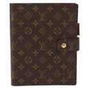 LOUIS VUITTON Monogram Agenda GM Day Planner Cover R20006 LV Auth ki6751V-2